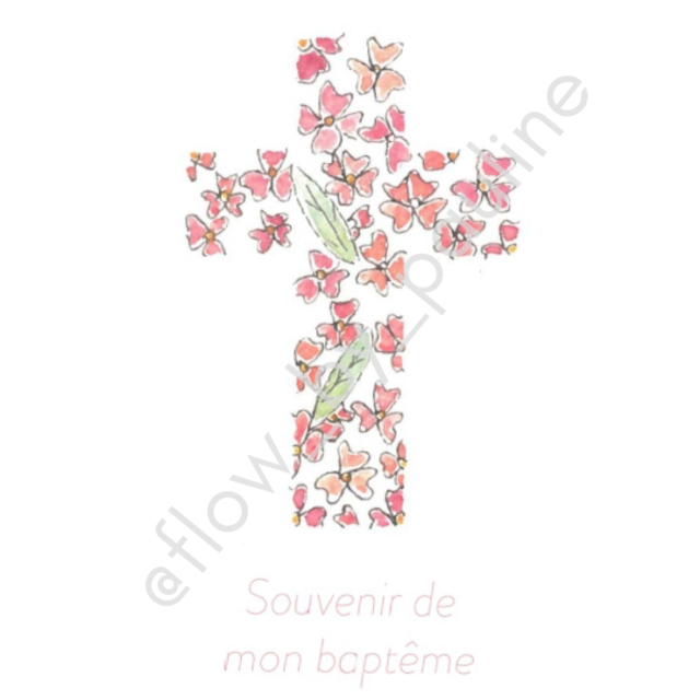 Croix Rose Souvenir De Mon Bapt me Flow By Pauline croix-rose-souvenir-de-mon-bapt-me-flow-by-pauline